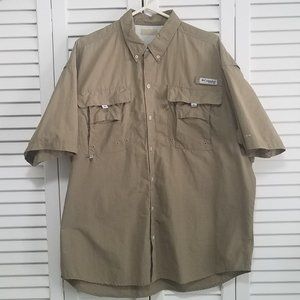 Columbia PFG Bahama Fishing Shirt XL Short Sleeve